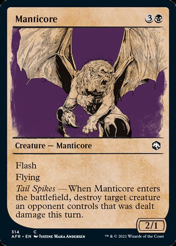 Manticore (Showcase) [Dungeons & Dragons: Adventures in the Forgotten Realms]