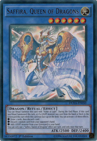 Saffira, Queen of Dragons [DUEA-EN050] Ultra Rare