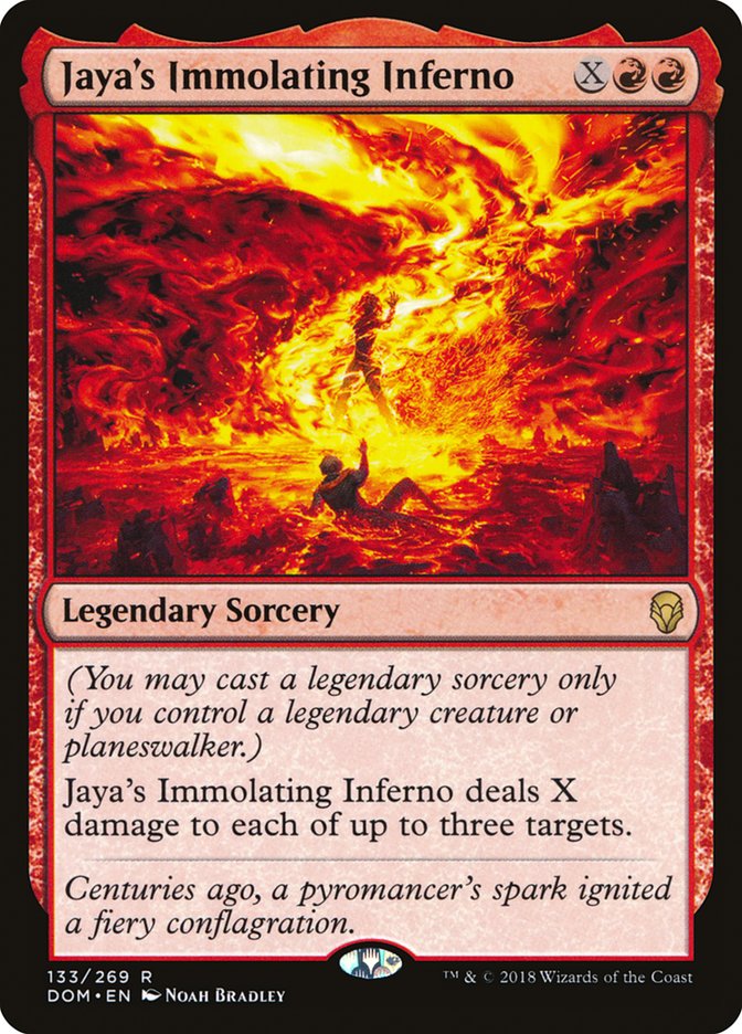 Jaya's Immolating Inferno [Dominaria] | GameZilla