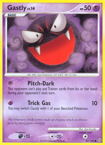 Gastly (62/100) [Diamond & Pearl: Stormfront]