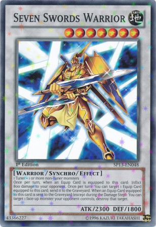Seven Swords Warrior [SP13-EN048] Starfoil Rare