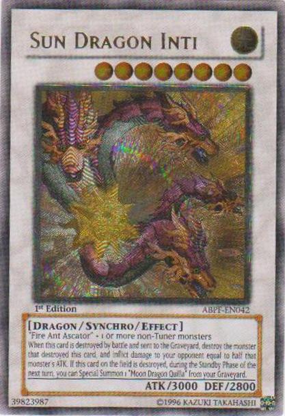 Sun Dragon Inti (UTR) [ABPF-EN042] Ultimate Rare