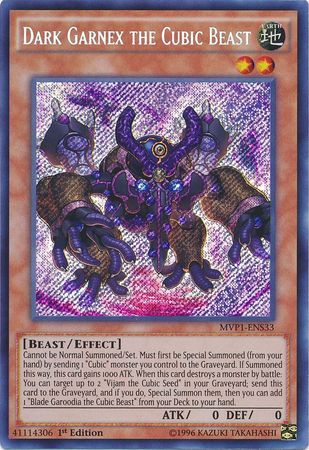 Dark Garnex the Cubic Beast [MVP1-ENS33] Secret Rare