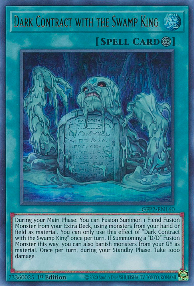 Dark Contract with the Swamp King [GFP2-EN160] Ultra Rare