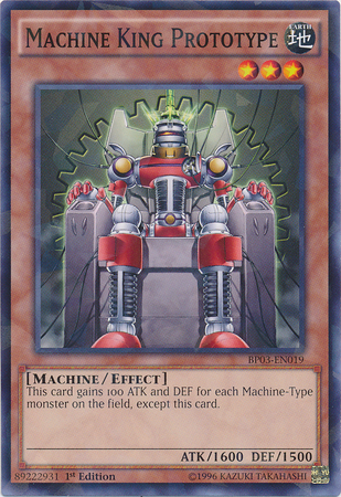Machine King Prototype (Shatterfoil) [BP03-EN019] Rare