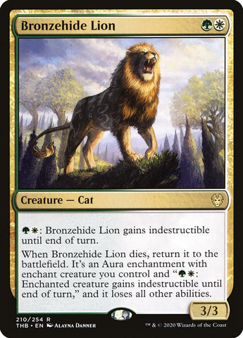 Bronzehide Lion [Theros Beyond Death]