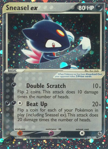 Sneasel ex (103/109) [EX: Ruby & Sapphire]
