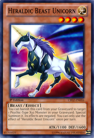Heraldic Beast Unicorn [CBLZ-EN016] Common
