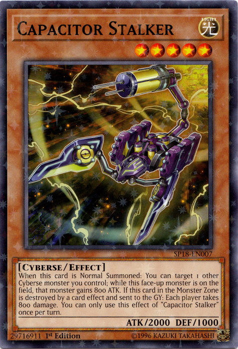 Capacitor Stalker (Starfoil) [SP18-EN007] Starfoil Rare