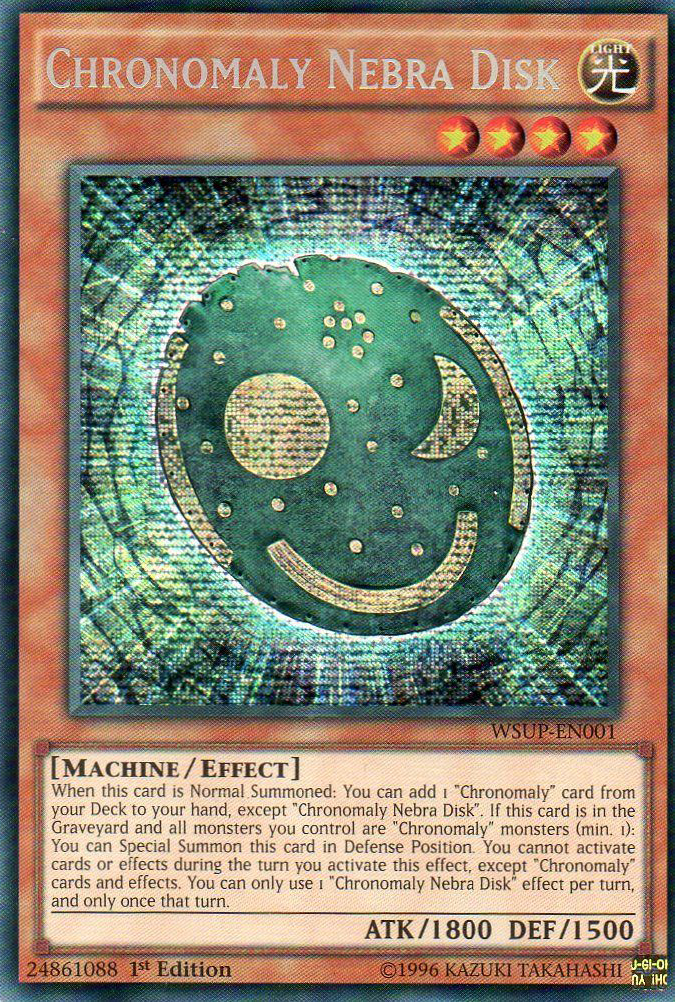 Chronomaly Nebra Disk [WSUP-EN001] Prismatic Secret Rare