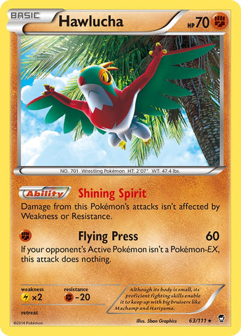 Hawlucha (63/111) (Cosmos Holo) (Blister Exclusive) [XY: Furious Fists]