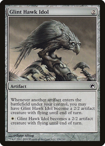 Glint Hawk Idol [Scars of Mirrodin]