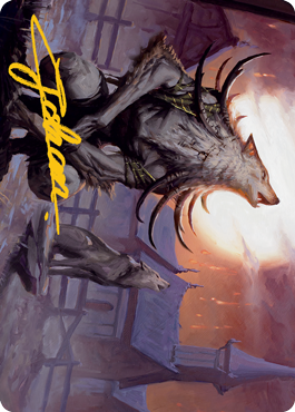 Lord of the Ulvenwald Art Card (Gold-Stamped Signature) [Innistrad: Midnight Hunt Art Series]