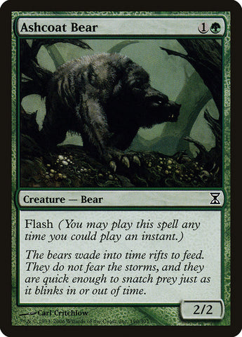 Ashcoat Bear [Time Spiral]