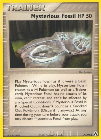Mysterious Fossil (79/92) [EX: Legend Maker]
