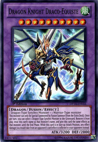 Dragon Knight Draco-Equiste [DP10-EN016] Super Rare