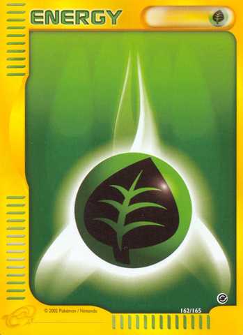 Grass Energy (162/165) [Expedition: Base Set]