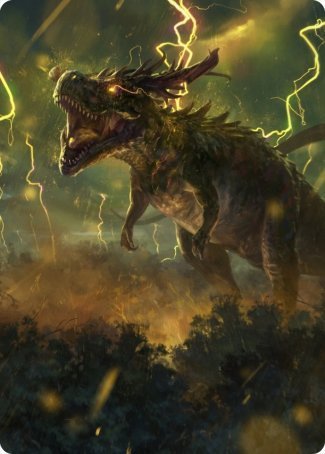Thrasta, Tempest's Roar Art Card (#42) [Modern Horizons 2 Art Series] | GameZilla