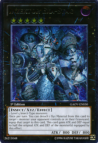 Inzektor Exa-Stag (UTR) [GAOV-EN050] Ultimate Rare