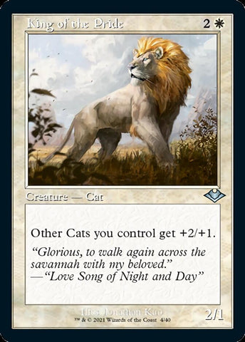 King of the Pride (Retro Foil Etched) [Modern Horizons 2]