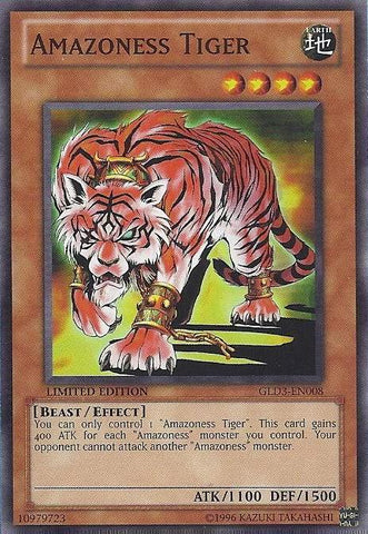 Amazoness Tiger [GLD3-EN008] Common