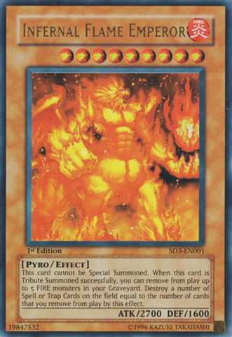 Infernal Flame Emperor [SD3-EN001] Ultra Rare