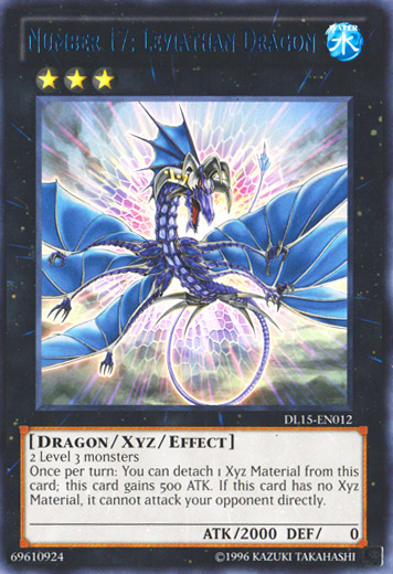 Number 17: Leviathan Dragon (Blue) [DL15-EN012] Rare