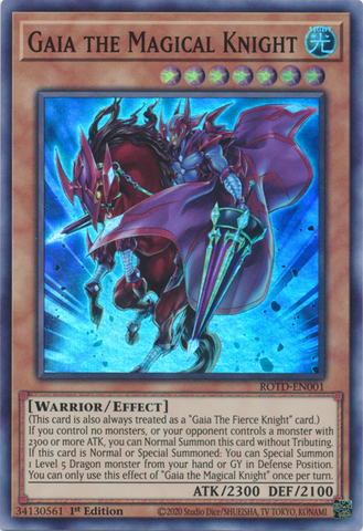 Gaia the Magical Knight [ROTD-EN001] Super Rare