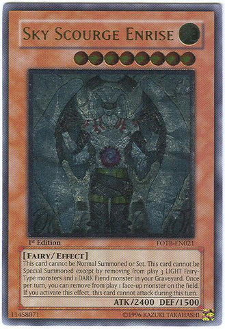 Sky Scourge Enrise (UTR) [FOTB-EN021] Ultimate Rare