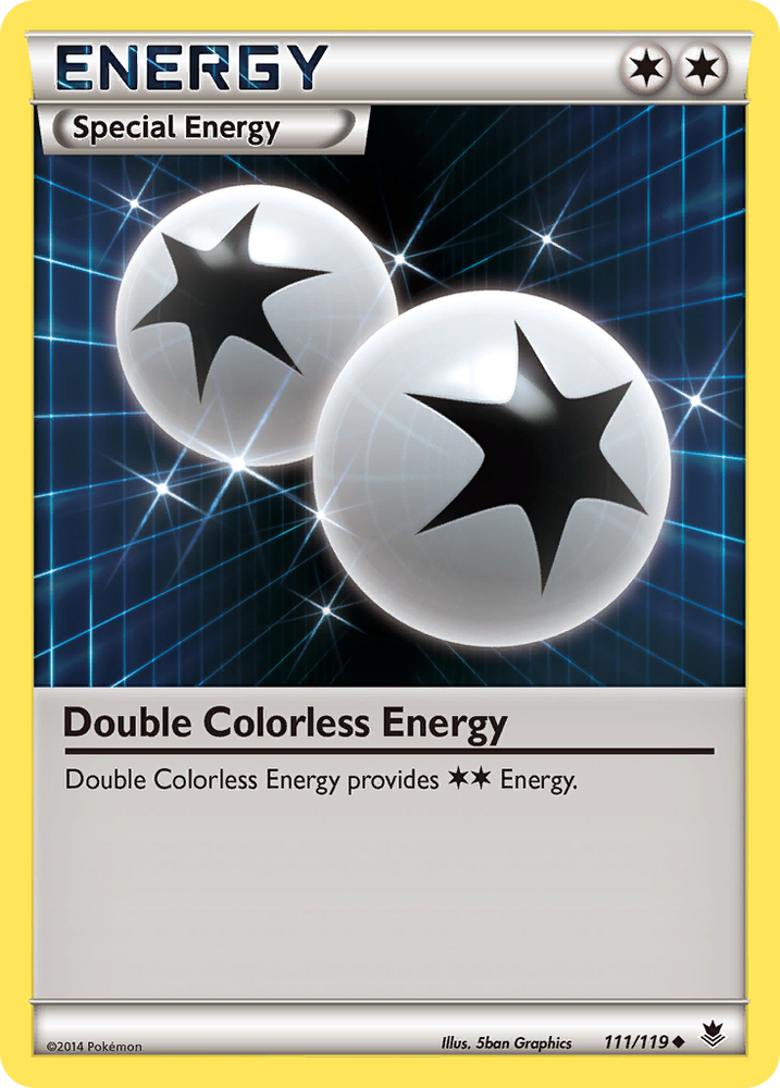 Double Colorless Energy (111/119) [XY: Phantom Forces]