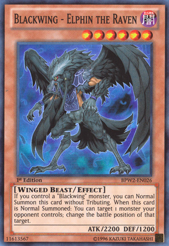 Blackwing - Elphin the Raven [BPW2-EN026] Super Rare
