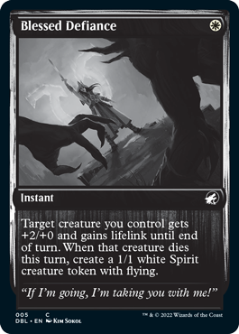 Blessed Defiance [Innistrad: Double Feature]