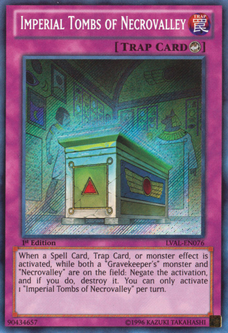 Imperial Tombs of Necrovalley [LVAL-EN076] Secret Rare
