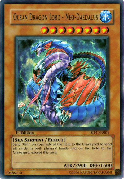 Ocean Dragon Lord - Neo Daedalus [SD4-EN001] Ultra Rare