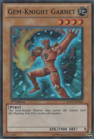Gem-Knight Garnet [HA05-EN001] Super Rare