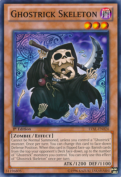 Ghostrick Skeleton [LVAL-EN024] Common
