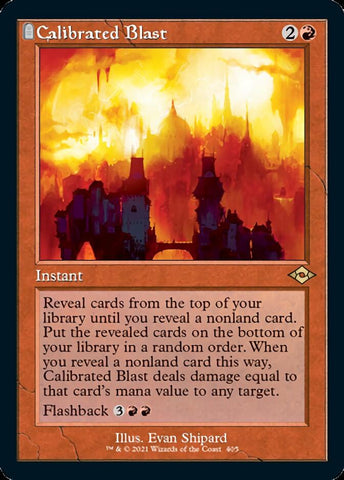 Calibrated Blast (Retro Foil Etched) [Modern Horizons 2]