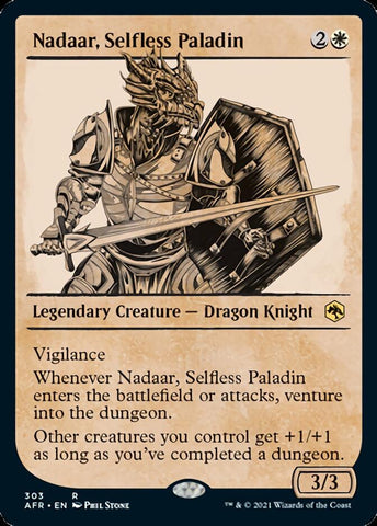 Nadaar, Selfless Paladin (Showcase) [Dungeons & Dragons: Adventures in the Forgotten Realms]