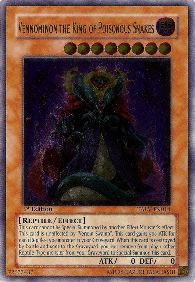 Vennominon the King of Poisonous Snakes (UTR) [TAEV-EN014] Ultimate Rare