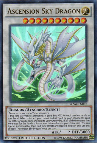Ascension Sky Dragon [YCSW-EN007] Ultra Rare