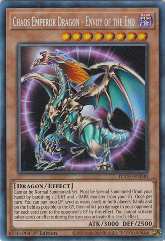Chaos Emperor Dragon - Envoy of the End (CR) [TOCH-EN030] Collector's Rare