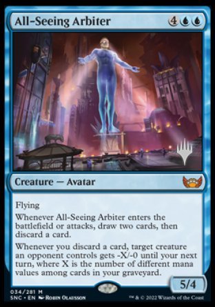 All-Seeing Arbiter (Promo Pack) [Streets of New Capenna Promos]
