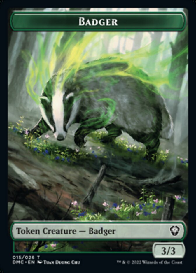 Badger Token [Dominaria United Commander Tokens]