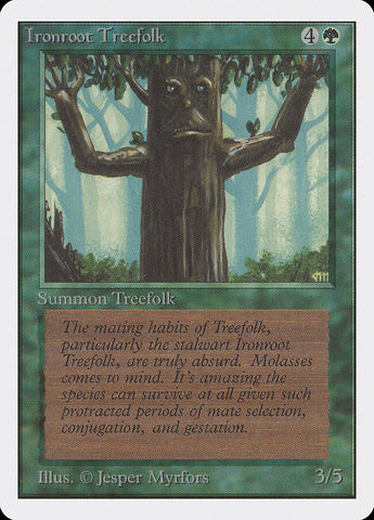 Ironroot Treefolk [Unlimited Edition]