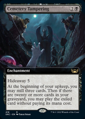 Cemetery Tampering (Extended Art) [Streets of New Capenna]