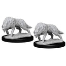WizKids Unpainted Minis WV7 Timber Wolves