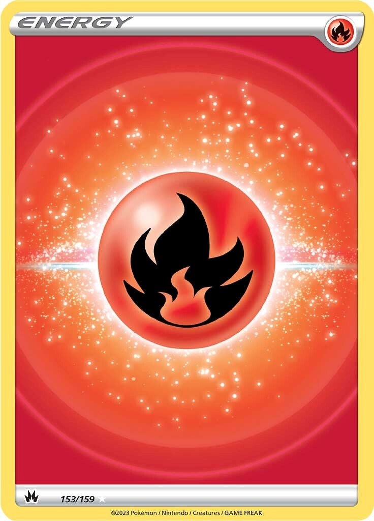 Fire Energy (153/159) (Texture Full Art) [Sword & Shield: Crown Zenith]