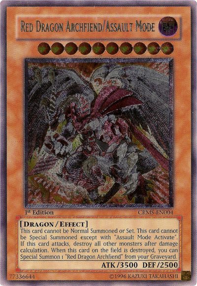 Red Dragon Archfiend/Assault Mode (UTR) [CRMS-EN004] Ultimate Rare