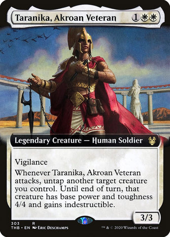 Taranika, Akroan Veteran (Extended Art) [Theros Beyond Death]
