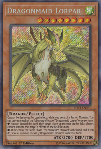 Dragonmaid Lorpar [MYFI-EN021] Secret Rare